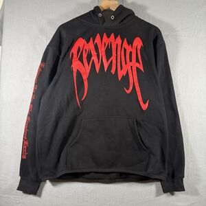 Revenge XXXTentacion Kill Touring OG Hoodie Pullover Men's XL Red Black